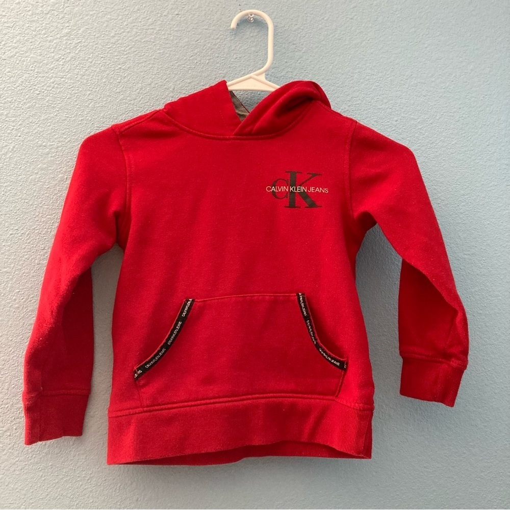 Calvin Klein Hoodie - Red - Boys 5
